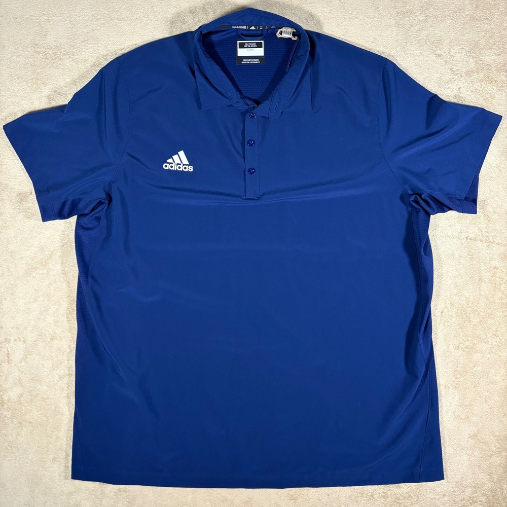 Adidas New Recycled‎ Polo Shirt Navy Blue XX-Large End Plastic Waste